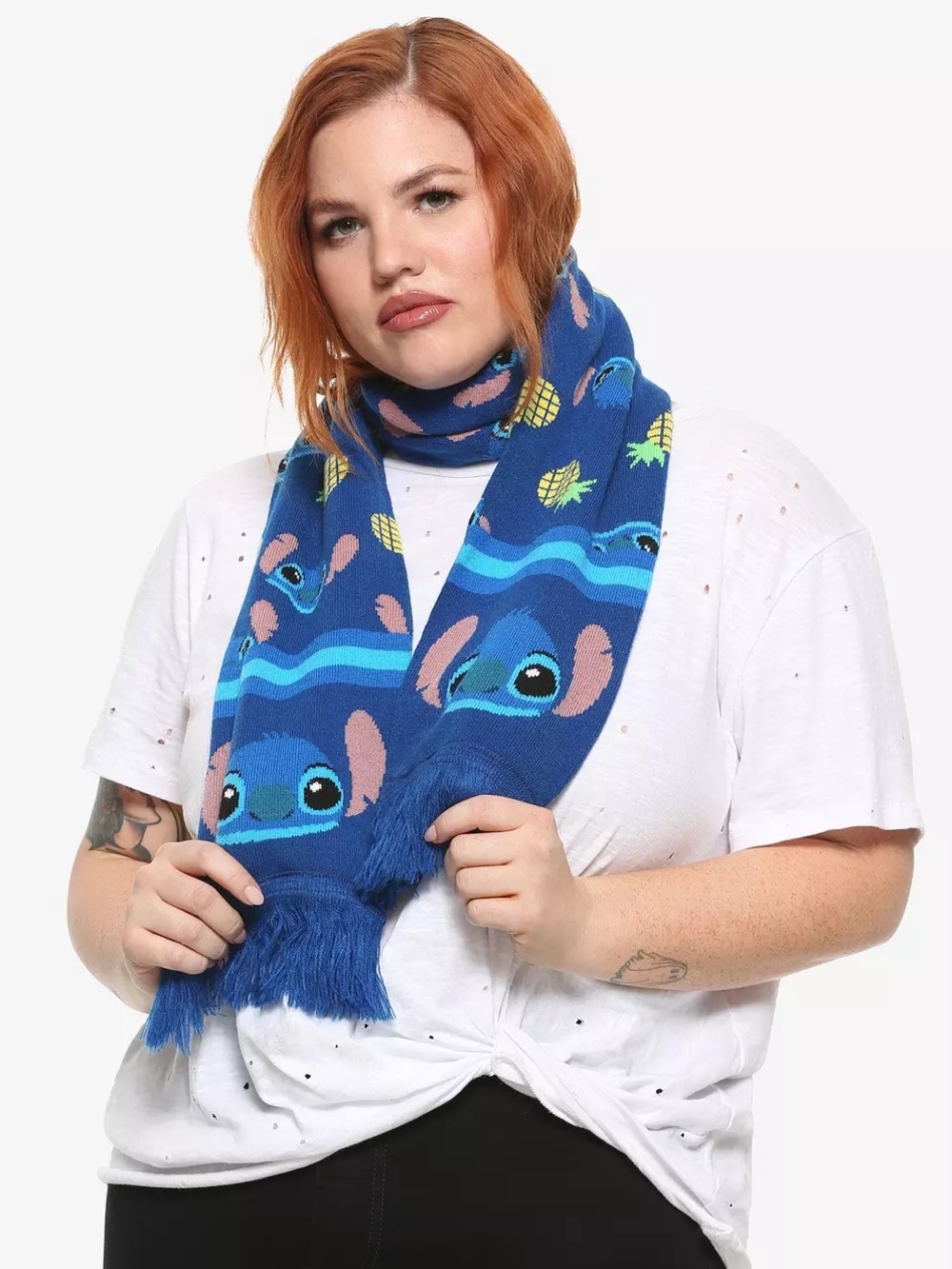 NWT DISNEY Lilo & Stitch Pineapple Scarf